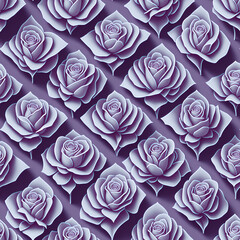 Whispers of Elegance: The Enchanting White Rose Pattern!