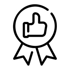 quality assurance line icon