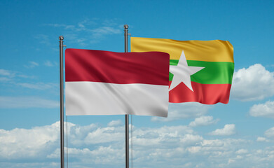 Myanmar Faso flag