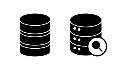 Database icon vector. server icon. storage