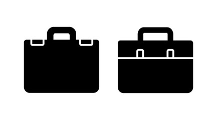 Briefcase icon vector. Portfolio vector icon. suitcase icon