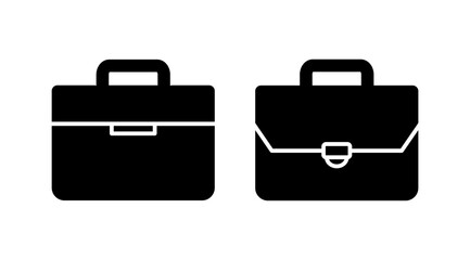 Briefcase icon vector. Portfolio vector icon. suitcase icon