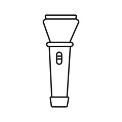 Flashlight icon vector. lantern illustration sign. lamp symbol. light logo.