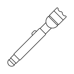 Flashlight icon vector. lantern illustration sign. lamp symbol. light logo.