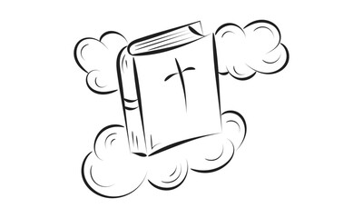 Christian Symbol design for print or use as poster, card, flyer, sticker, tattoo or T Shirt