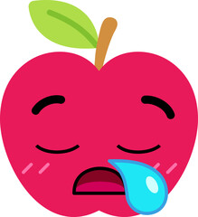 Apple Face Sleep Sleepy