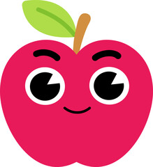 Apple Face Soft Smile