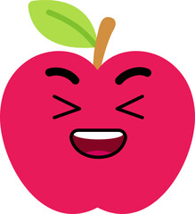 Apple Face Smlie Haha Laugh
