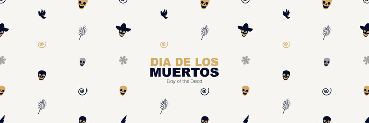 Dia De Los Muertos. Day of the Dead. Modern background.