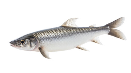 Obraz premium Mullet in transparent white background