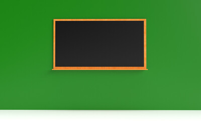 chalkboard blackboard timber plank wooden black color empty blank green white yellow color symbol decoration independence india republic 14 15 th august celebration festival politic government nation 