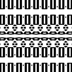 Simple repeating monochrome pattern. Abstract texture for fabric print, card, table cloth, furniture, banner, cover, invitation, decoration, wrapping.seamless repeating pattern. Black and white color.
