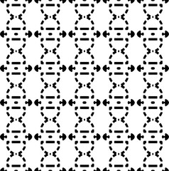 Simple repeating monochrome pattern. Abstract texture for fabric print, card, table cloth, furniture, banner, cover, invitation, decoration, wrapping.seamless repeating pattern. Black and white color.