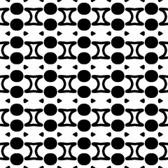 Simple repeating monochrome pattern. Abstract texture for fabric print, card, table cloth, furniture, banner, cover, invitation, decoration, wrapping.seamless repeating pattern. Black and white color.