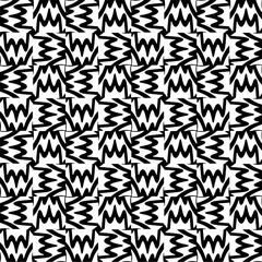 Simple repeating monochrome pattern. Abstract texture for fabric print, card, table cloth, furniture, banner, cover, invitation, decoration, wrapping.seamless repeating pattern. Black and white color.