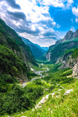 mountain river in the mountains