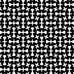 Simple repeating monochrome pattern. Abstract texture for fabric print, card, table cloth, furniture, banner, cover, invitation, decoration, wrapping.seamless repeating pattern. Black and white color.