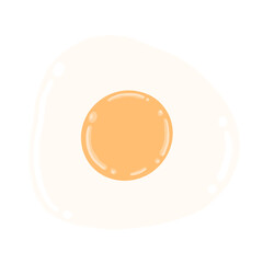Fried Egg illustration Cartoon