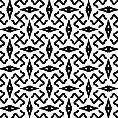 Simple repeating monochrome pattern. Abstract texture for fabric print, card, table cloth, furniture, banner, cover, invitation, decoration, wrapping.seamless repeating pattern. Black and white color.