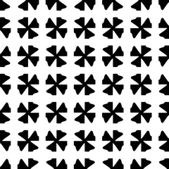 Simple repeating monochrome pattern. Abstract texture for fabric print, card, table cloth, furniture, banner, cover, invitation, decoration, wrapping.seamless repeating pattern. Black and white color.