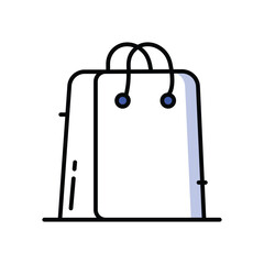 Remove To Bag Icons, vector stock illustration.