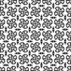 Simple repeating monochrome pattern. Abstract texture for fabric print, card, table cloth, furniture, banner, cover, invitation, decoration, wrapping.seamless repeating pattern. Black and white color.