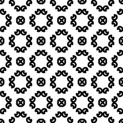 Simple repeating monochrome pattern. Abstract texture for fabric print, card, table cloth, furniture, banner, cover, invitation, decoration, wrapping.seamless repeating pattern. Black and white color.