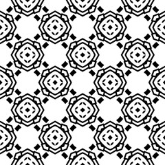 Simple repeating monochrome pattern. Abstract texture for fabric print, card, table cloth, furniture, banner, cover, invitation, decoration, wrapping.seamless repeating pattern. Black and white color.