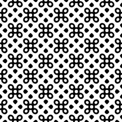 Simple repeating monochrome pattern. Abstract texture for fabric print, card, table cloth, furniture, banner, cover, invitation, decoration, wrapping.seamless repeating pattern. Black and white color.