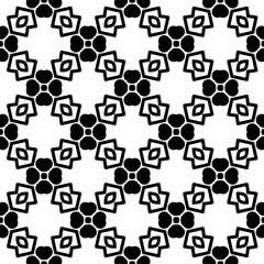 Simple repeating monochrome pattern. Abstract texture for fabric print, card, table cloth, furniture, banner, cover, invitation, decoration, wrapping.seamless repeating pattern. Black and white color.