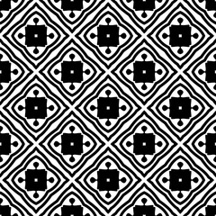 Simple repeating monochrome pattern. Abstract texture for fabric print, card, table cloth, furniture, banner, cover, invitation, decoration, wrapping.seamless repeating pattern. Black and white color.