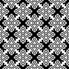 Simple repeating monochrome pattern. Abstract texture for fabric print, card, table cloth, furniture, banner, cover, invitation, decoration, wrapping.seamless repeating pattern. Black and white color.