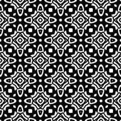 Simple repeating monochrome pattern. Abstract texture for fabric print, card, table cloth, furniture, banner, cover, invitation, decoration, wrapping.seamless repeating pattern. Black and white color.