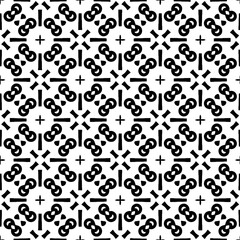 Simple repeating monochrome pattern. Abstract texture for fabric print, card, table cloth, furniture, banner, cover, invitation, decoration, wrapping.seamless repeating pattern. Black and white color.