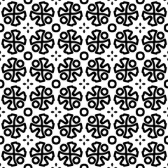 Simple repeating monochrome pattern. Abstract texture for fabric print, card, table cloth, furniture, banner, cover, invitation, decoration, wrapping.seamless repeating pattern. Black and white color.