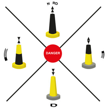 Code de signalisation de la navigation maritime : Balisage cardinal