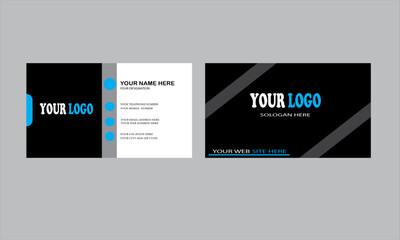corporate business card design for personal identity