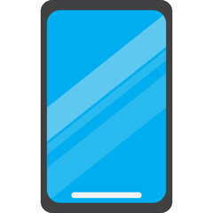 mobile phone vector icon and object art