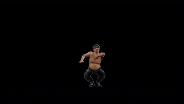 Funny Guy Party Dance animation