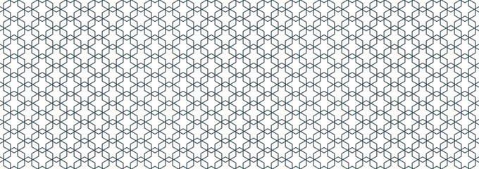 hexagon seamless pattern. islamic background. abstract modern tile. vector illustration. design for the background display, flyers, brochures fabric, clothes, texture, textile pattern