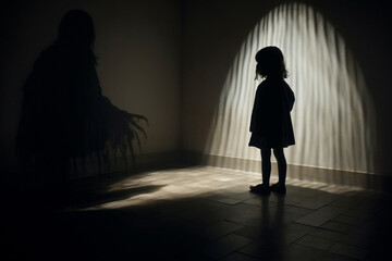 child and fear of the dark. Generative AI