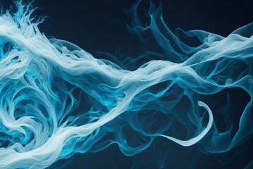 Abstract fractal. Fractal art background for creative design. Decoration for wallpaper, desktop, poster, cover booklet. AI generated.