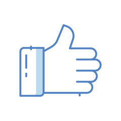 Thumbs Up Icons, vector stock illustration.