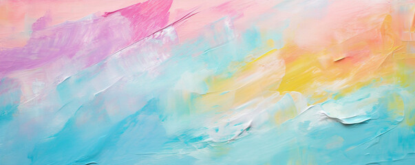 Fototapeta na wymiar Closeup of abstract rough colorful multi colored art. Generative AI