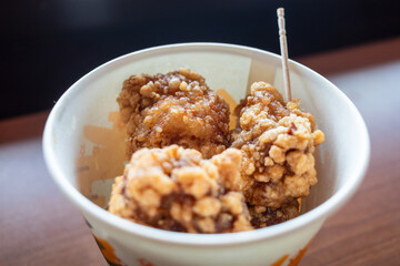 とても美味しい日本の鶏のから揚げ