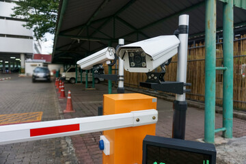 CCTV security surveillance, closed circuit camera, Security cameras frontal view