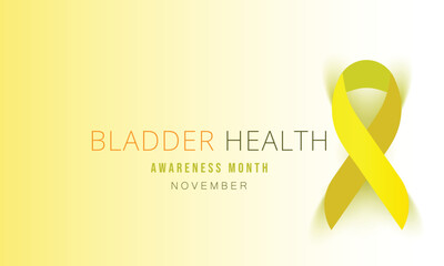 Bladder health awareness month. background, banner, card, poster, template. Vector illustration.