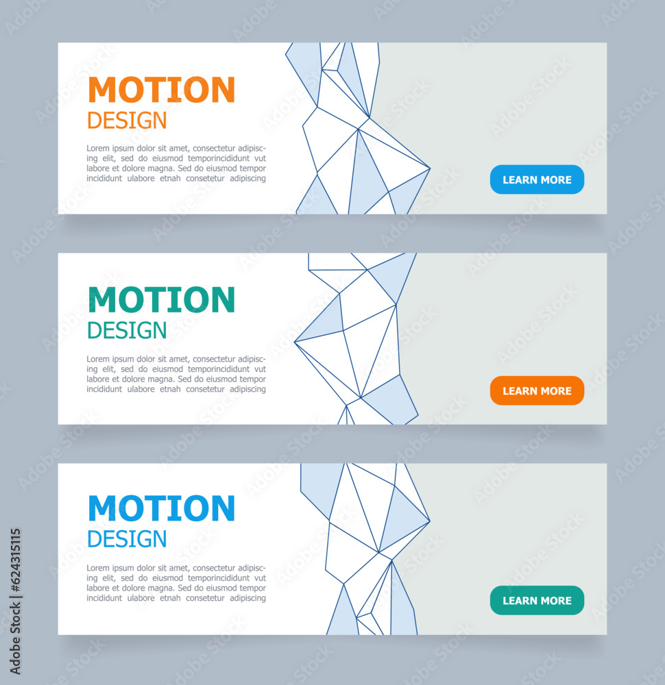 Wall mural digital science and education web banner design template. vector flyer with text space. advertising 