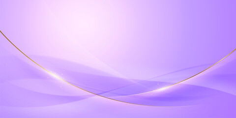 purple abstract background with luxury golden elements vector illustration