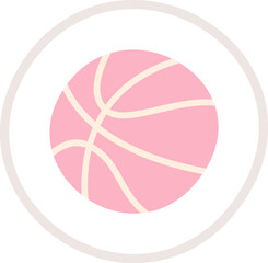 Basketball Ball Sticker